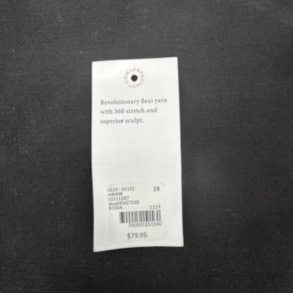 Lane Bryant Flex Ultimate Stretch High Rise Skinny Jeans Size 28 Black - Picture 7 of 7